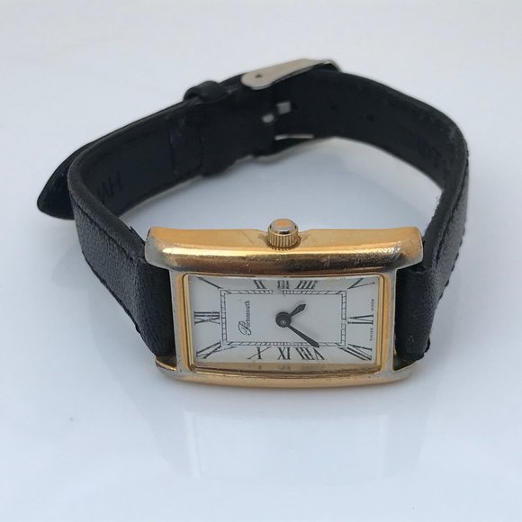 Portsmouth Swiss Made Women Watch Gold Tone Case W - Picture 6 of 13
